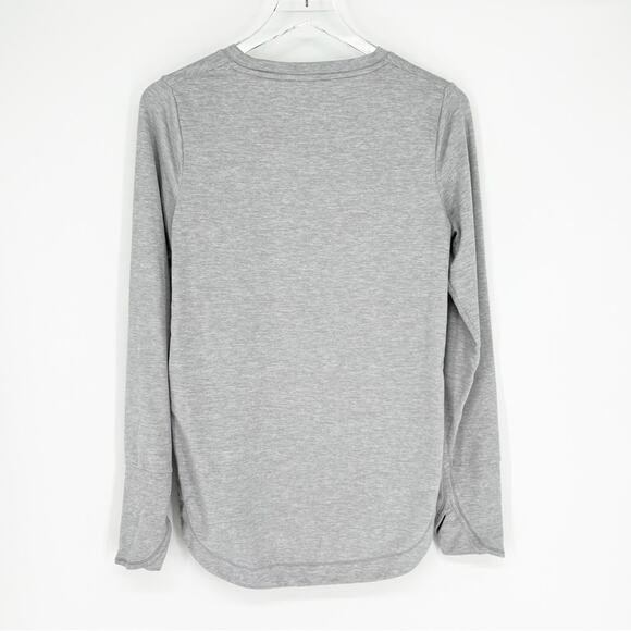 Athleta Uptempo Long Sleeve Tunic Pullover S Grey - Picture 3 of 8